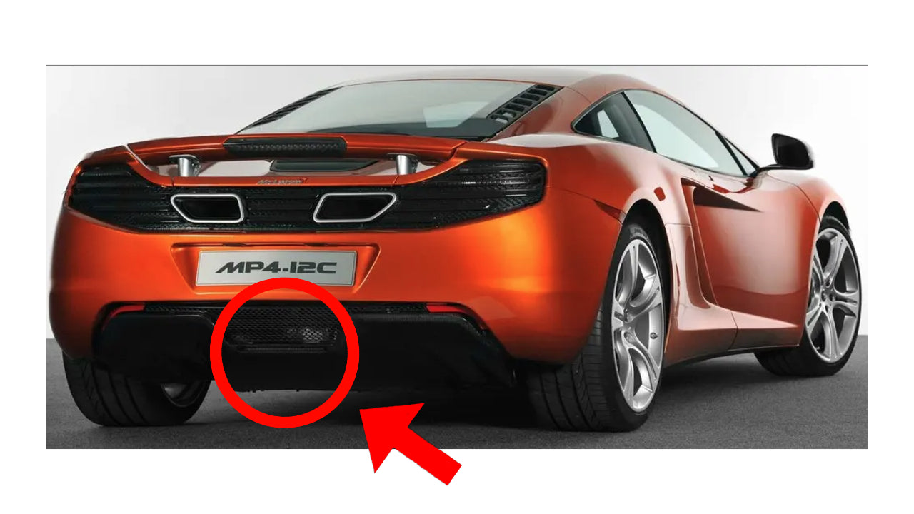 MP4-12C / 650s REAR DIFFUSER LED REVERSE- FOG LIGHT