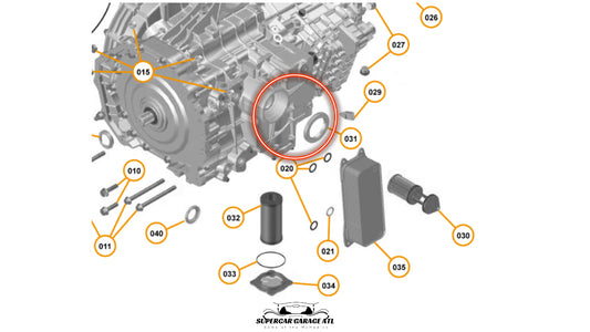 DRIVESHAFT OUTPUT SEAL - LH 11G0163CP