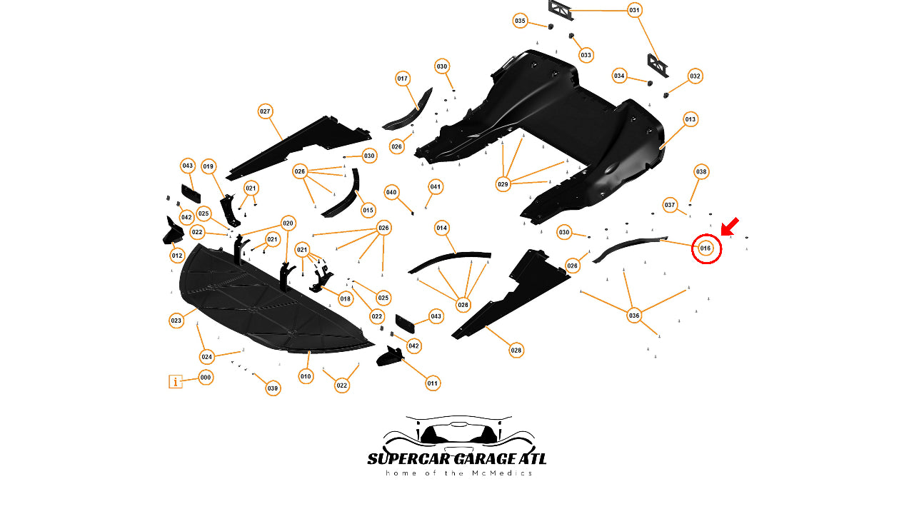 Guide Vane - Rear - LH
