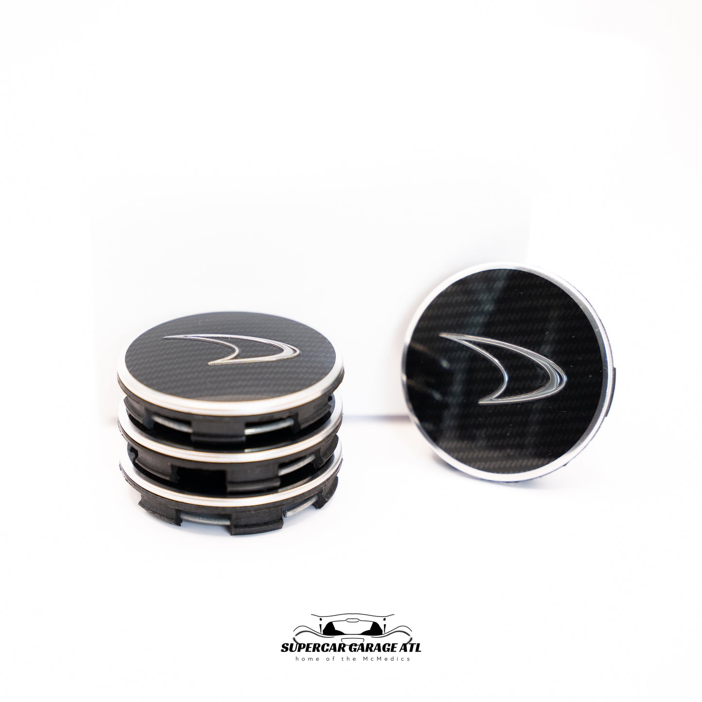 Genuine MSO McLaren Wheel Caps - Carbon Fiber (Set of 4)