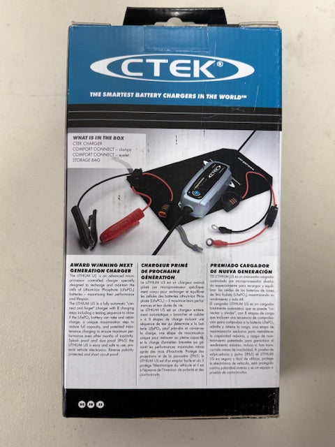 CTEK 12V Lithium US Smart Charger 4.3A