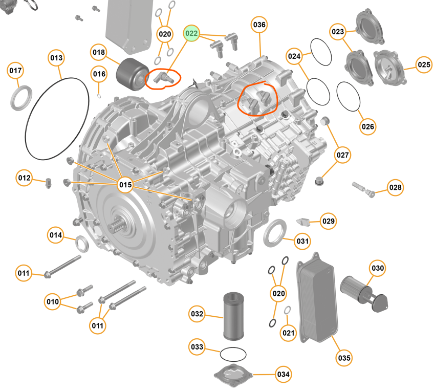 Transmission DCT SPEED SENSOR