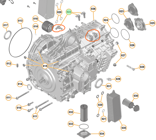 Transmission DCT SPEED SENSOR