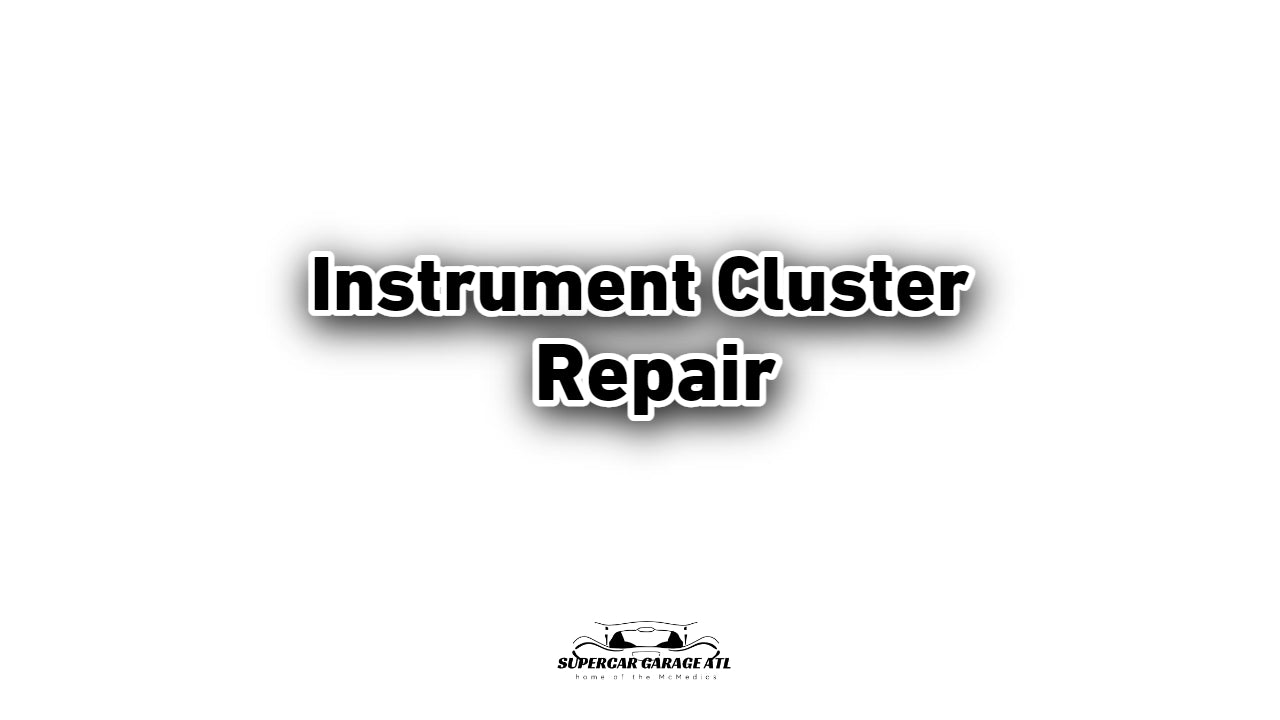 Instrument Cluster Repair